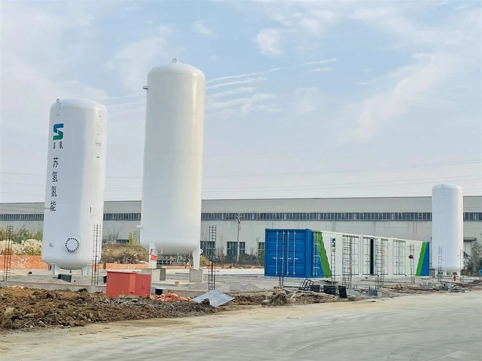 Produção de hidrogênio renovável em contêineres